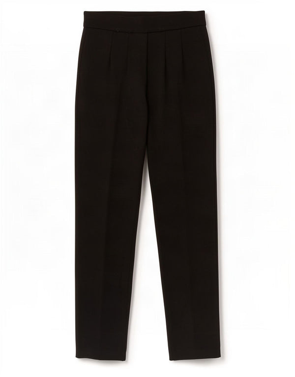 Marks & Spencer Womens Slim Cropped Trousers UK 8 Small W27 L25 Black
