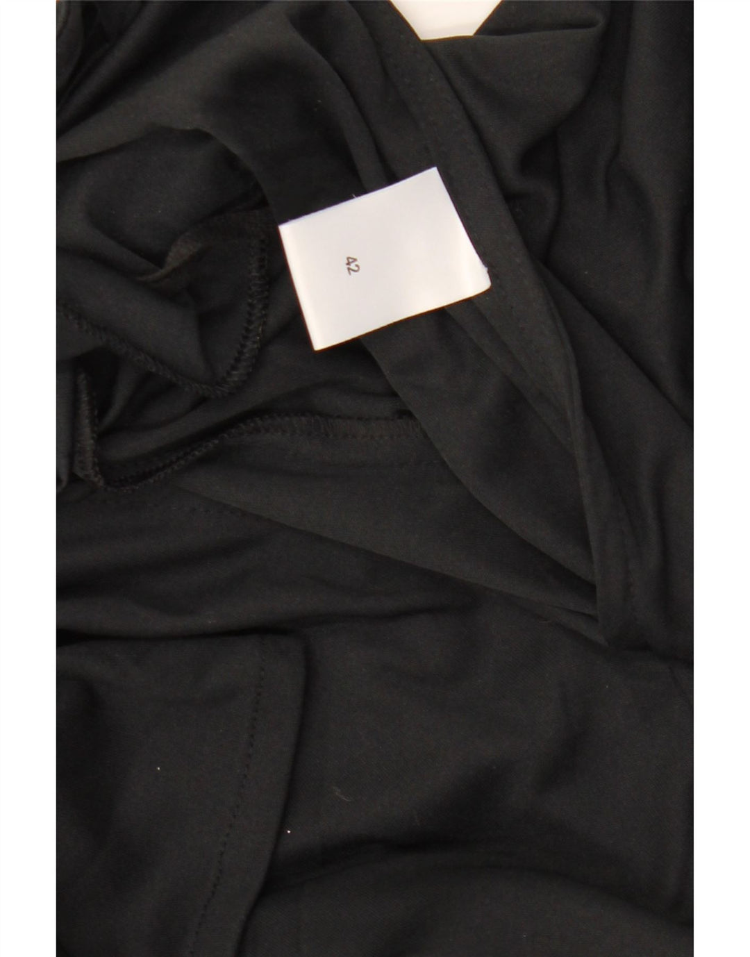 Vintage Womens Sheath Dress IT 42 Medium Black Polyester