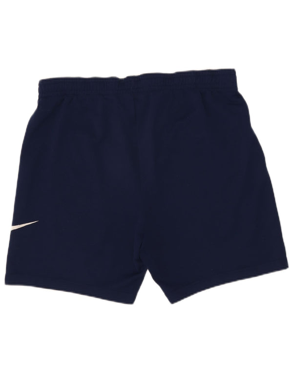 Nike Mens Sport Shorts Large Navy Blue Polyester