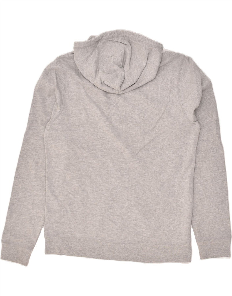 PENGUIN Mens Zip Hoodie Sweater Medium Grey Cotton | Vintage Penguin | Thrift | Second-Hand Penguin | Used Clothing | Messina Hembry 