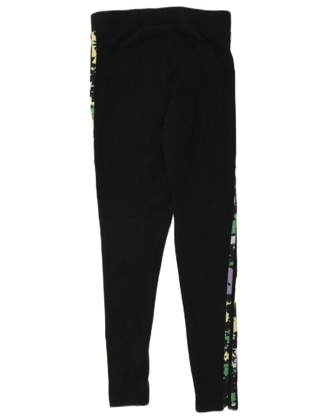 Adidas Womens Leggings UK 10 Small Black Cotton