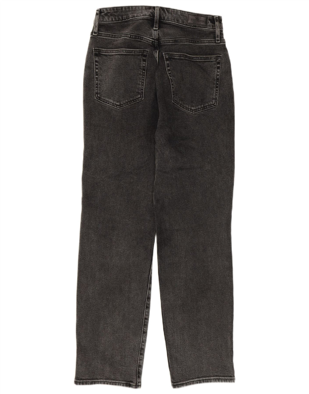 Hollister Womens Distressed Straight Jeans US 3 Small W26 L27 Grey
