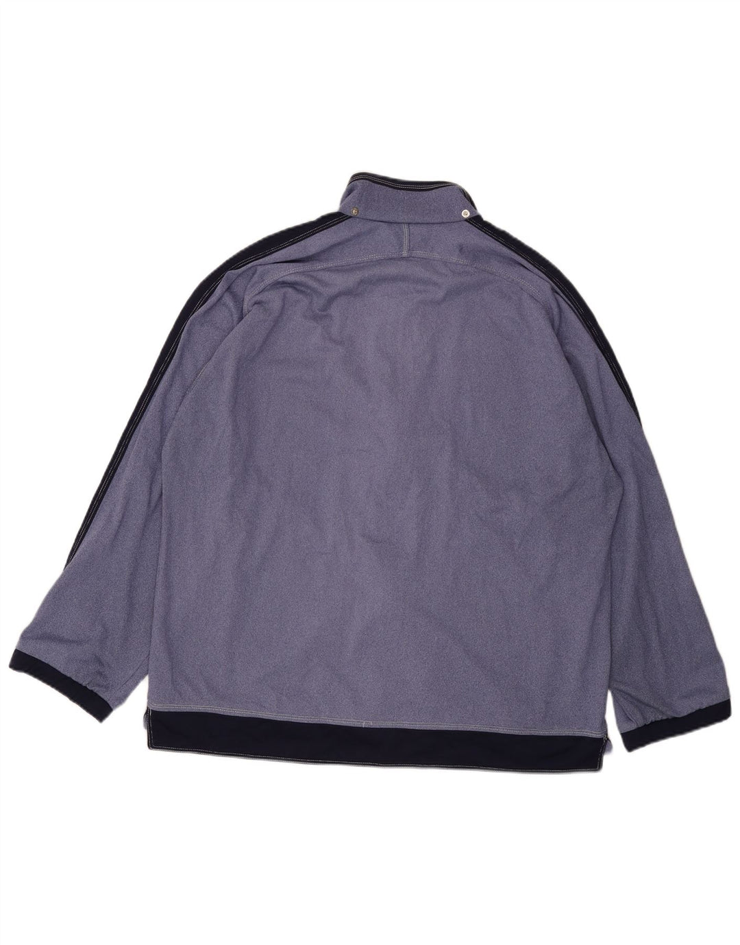 Diadora Womens Oversized Tracksuit Top Jacket UK 18 XL Blue Colourblock