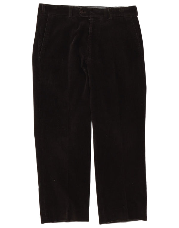Paul & Shark Mens Stretch Corduroy Trousers IT 50 Large W34 L27 Black