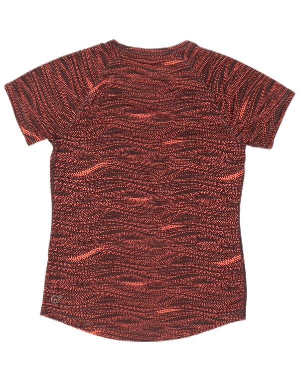 Puma Womens Abstract Pattern T-Shirt Top UK 12 Medium Multicoloured