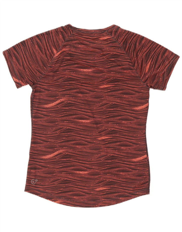 Puma Womens Abstract Pattern T-Shirt Top UK 12 Medium Multicoloured