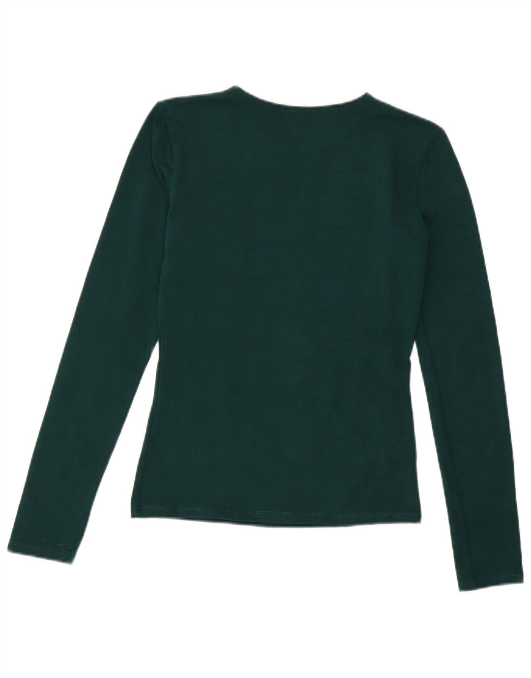 Zara Womens Top Long Sleeve UK 10 Small Green