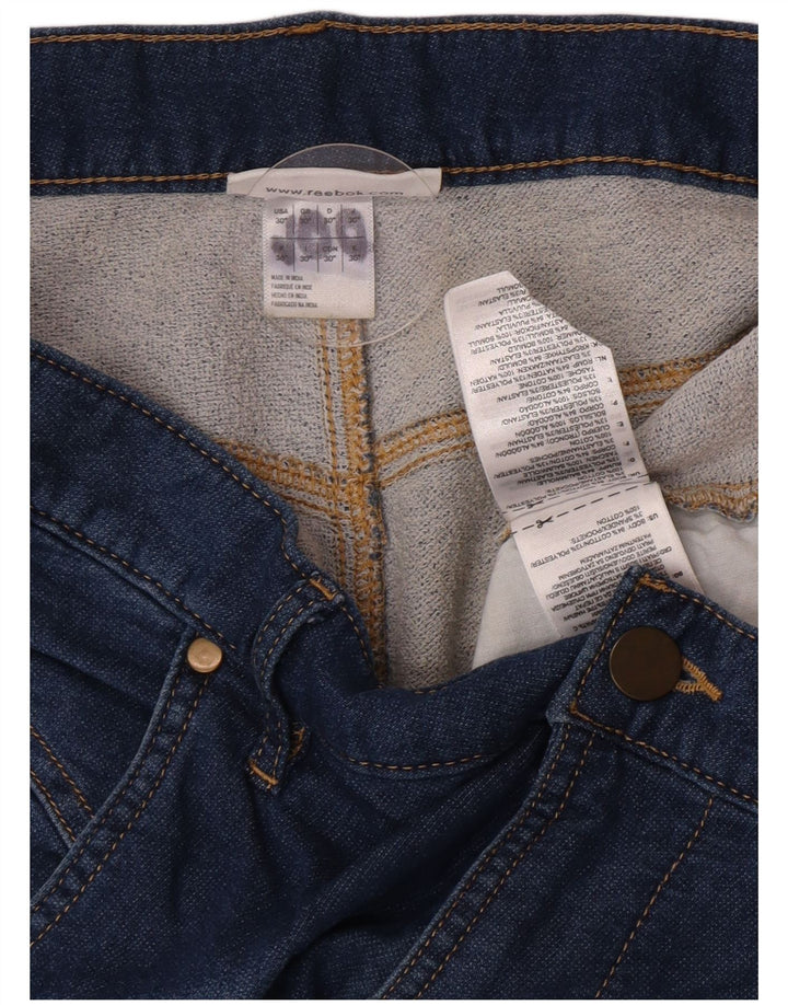 Reebok Womens Skinny Jeans W30 L29 Blue Cotton