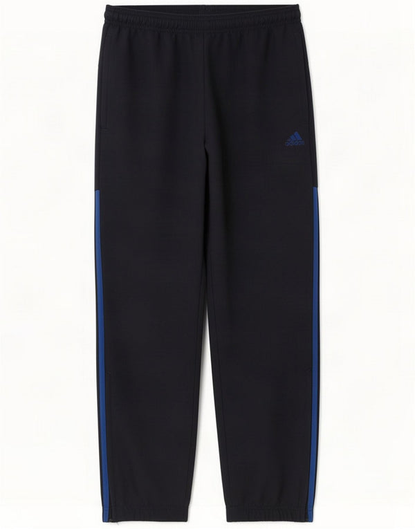 Adidas Mens Tracksuit Trousers Joggers Medium Navy Blue Polyester