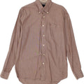 TOMMY HILFIGER Mens Shirt XS Brown Cotton Vintage Tommy Hilfiger and Second-Hand Tommy Hilfiger from Messina Hembry 