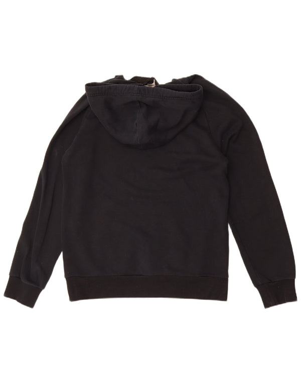 Adidas Mens Graphic Hoodie Jumper Small Black Cotton