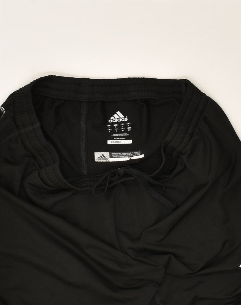 ADIDAS Womens Tracksuit Trousers UK 8 Small Black Polyester | Vintage Adidas | Thrift | Second-Hand Adidas | Used Clothing | Messina Hembry 