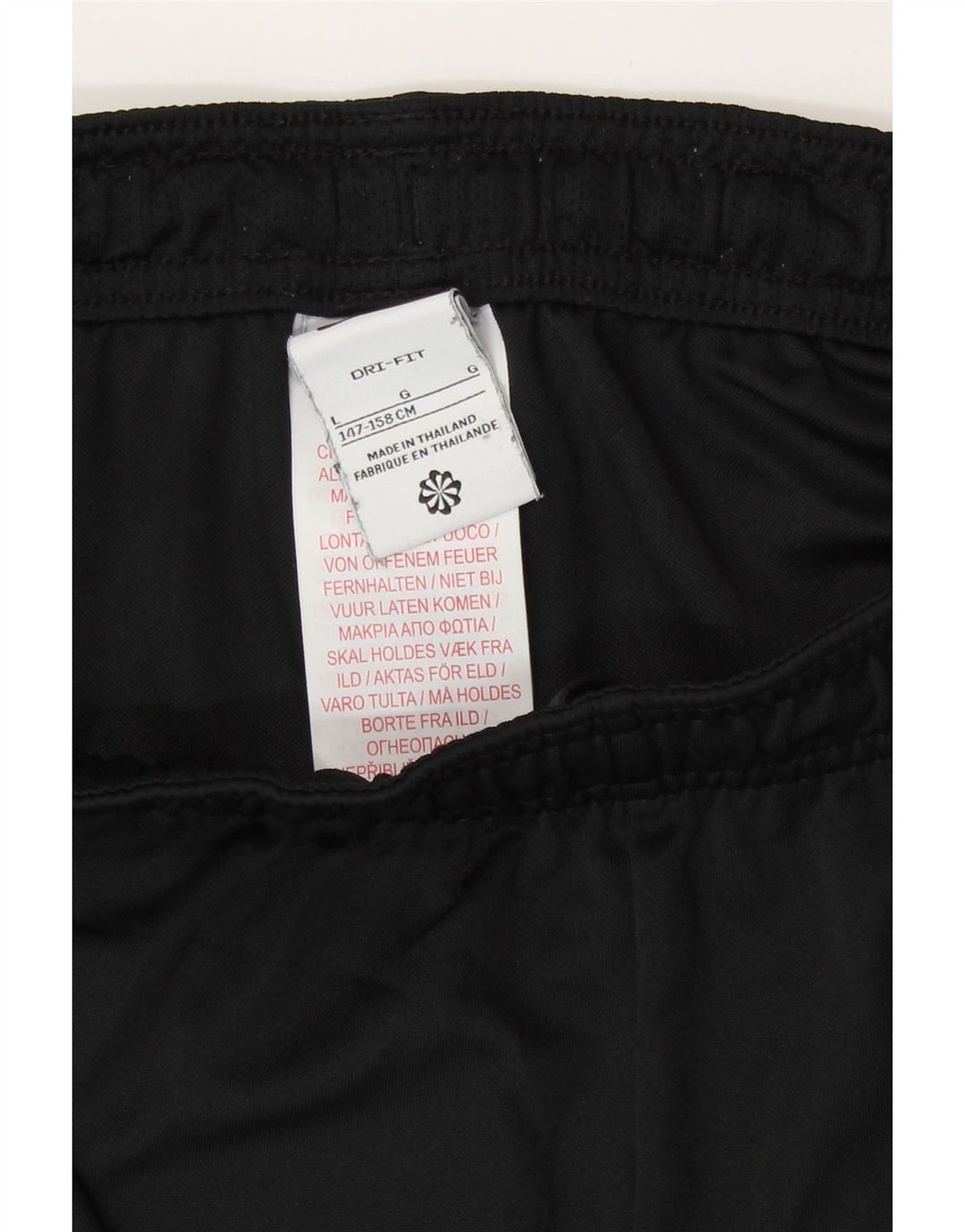 Nike Boys Graphic Sport Shorts 12-13 Years Large Black Polyester