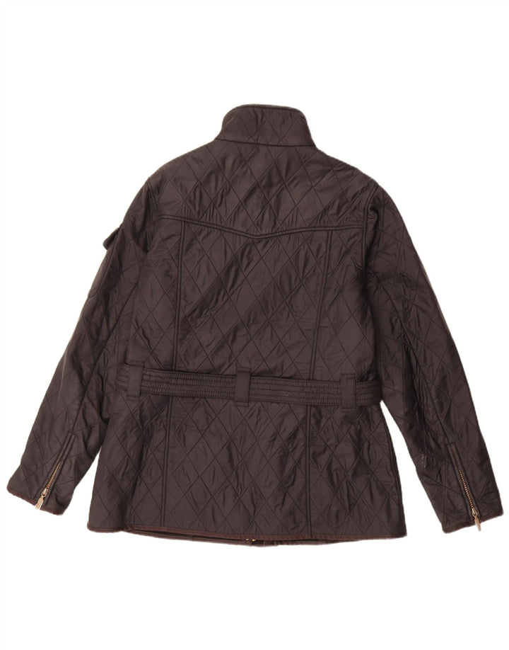Barbour Womens Quilted Jacket UK 14 Large Black