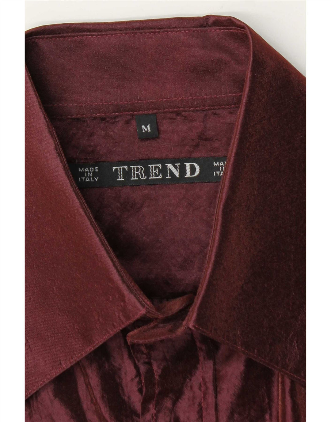 Trend Mens Shirt Medium Burgundy