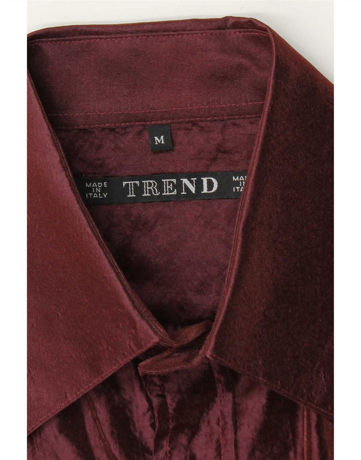 Trend Mens Shirt Medium Burgundy