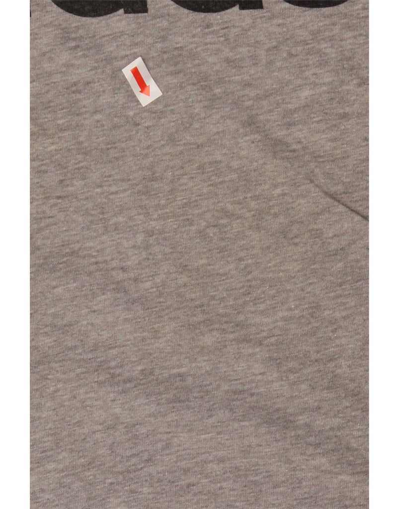 ADIDAS Mens Graphic T-Shirt Top Medium Grey Cotton Vintage Adidas and Second-Hand Adidas from Messina Hembry 