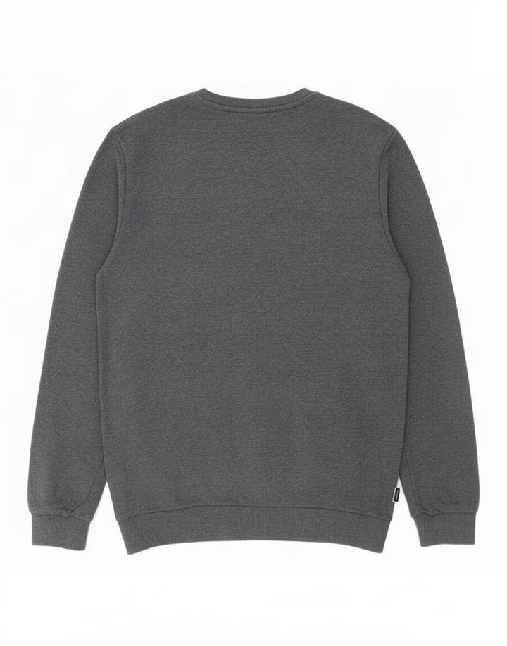 Adidas Mens Sweatshirt Jumper Large Grey Cotton
