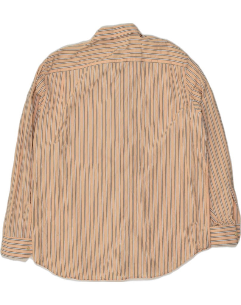 BANANA REPUBLIC Mens Shirt Size 17 17 1/2 XL Beige Striped Cotton | Vintage Banana Republic | Thrift | Second-Hand Banana Republic | Used Clothing | Messina Hembry 