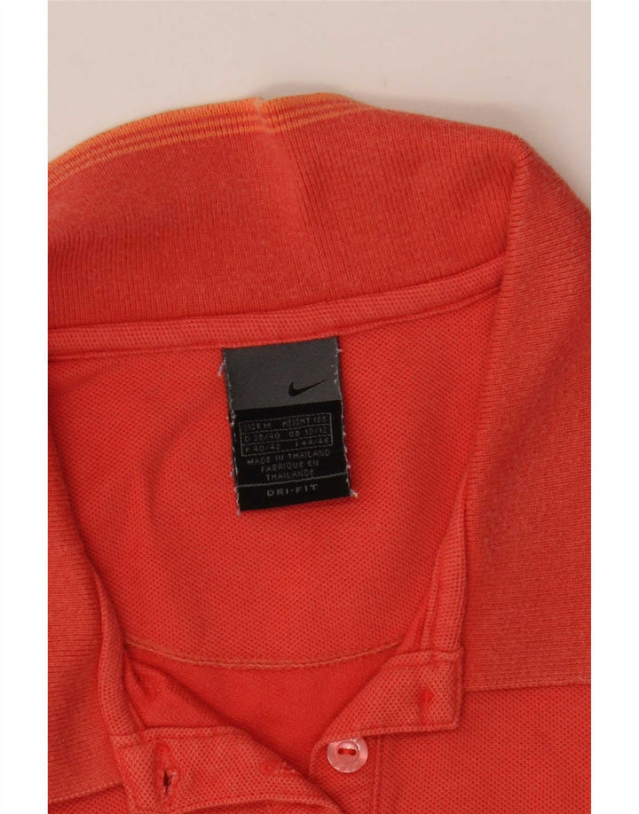 Nike Womens Polo Shirt UK 10/12 Medium Red