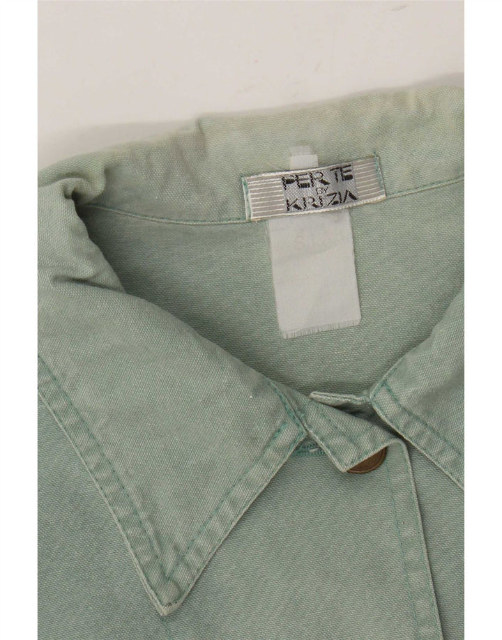 Perte by Krizia Womens Utility Jacket UK 16 Large Green