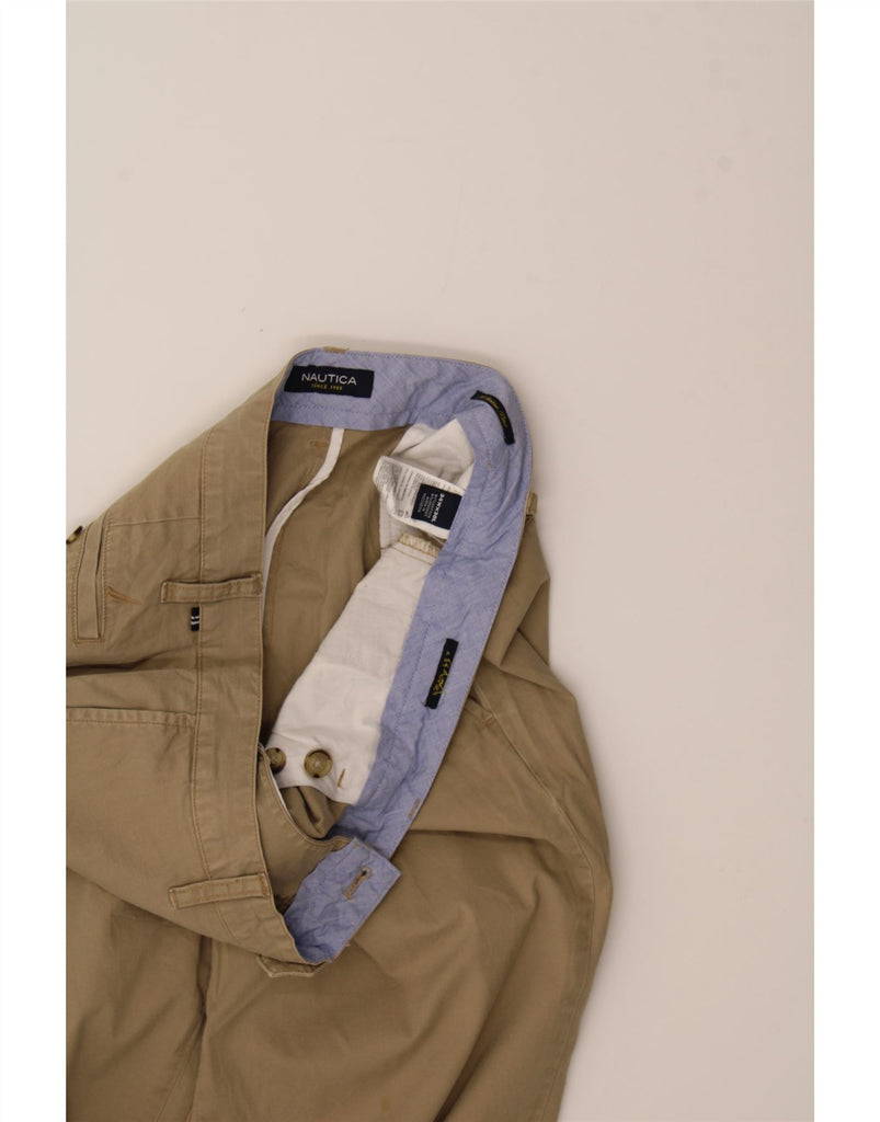 NAUTICA Mens Straight Chino Trousers W34 L28 Brown Cotton Vintage Nautica and Second-Hand Nautica from Messina Hembry 