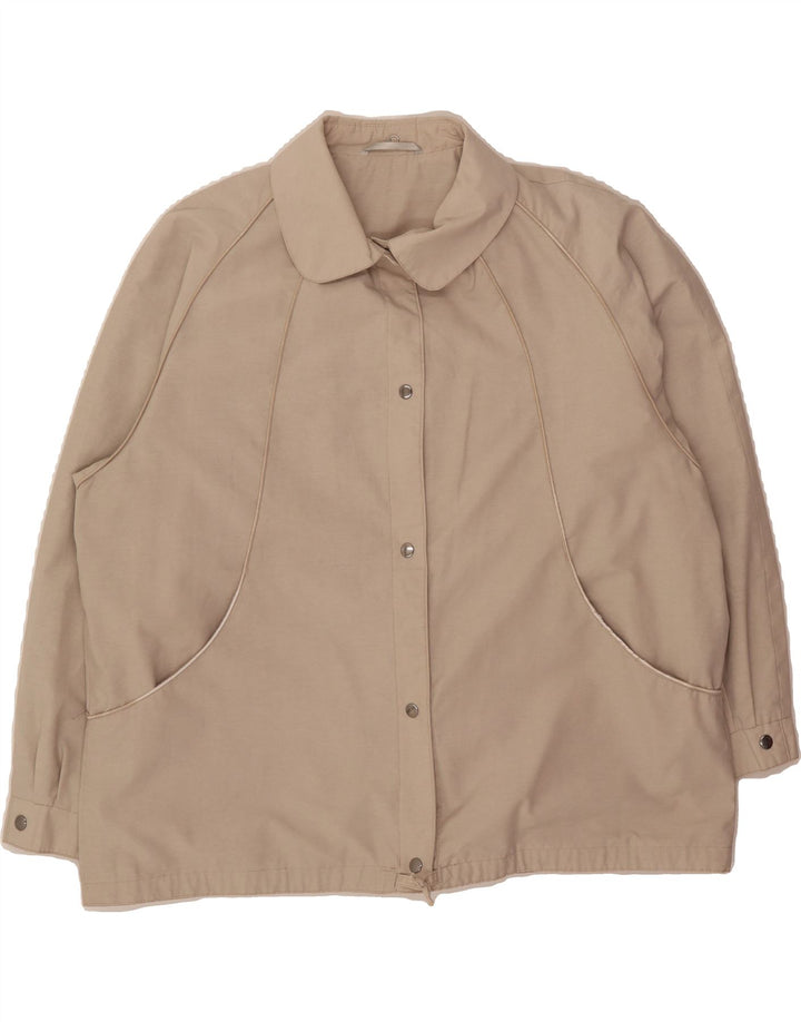 C&A Womens Bomber Jacket UK 20 2XL Beige Polyester Vintage C&A and Second-Hand C&A from Messina Hembry 