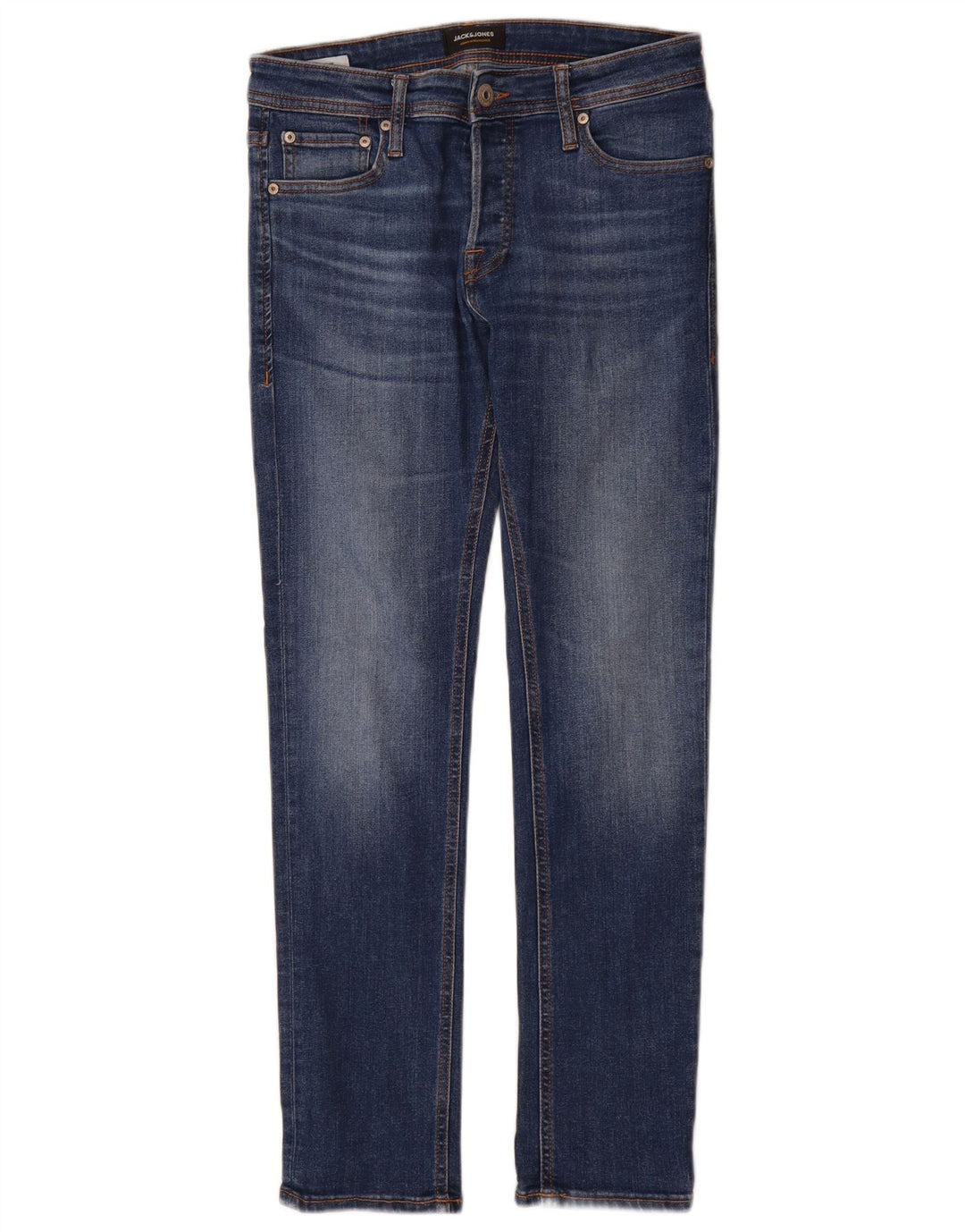 Jack & Jones Mens GLENN Slim Jeans W29 L30 Blue Cotton