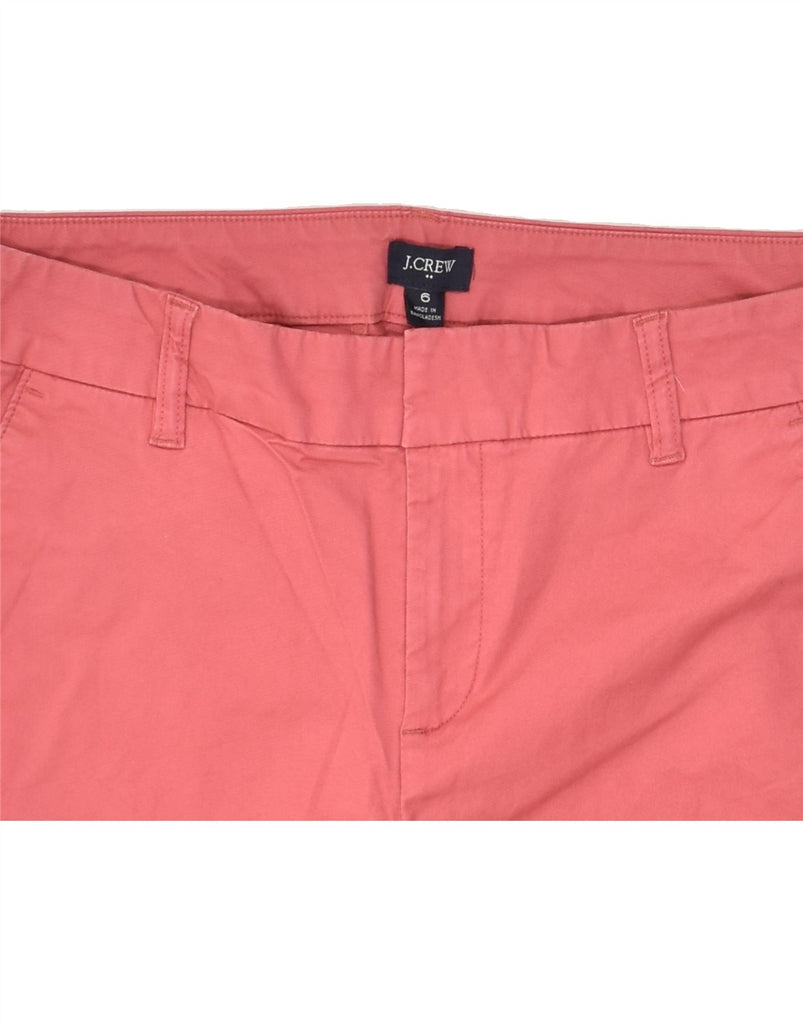 J. CREW Womens Chino Shorts US 6 Medium W33  Pink Cotton | Vintage J. Crew | Thrift | Second-Hand J. Crew | Used Clothing | Messina Hembry 