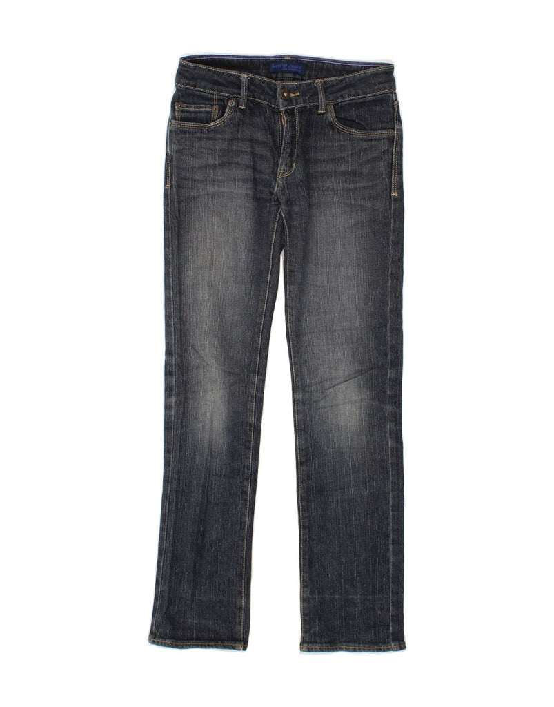 LEVI'S Girls Slim Fit Straight Jeans 9-10 Years W26 L28 Blue Cotton Vintage Levi's and Second-Hand Levi's from Messina Hembry 