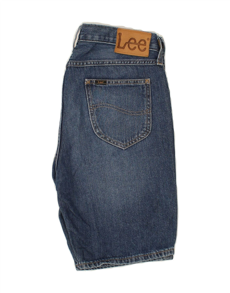 LEE Womens Denim Shorts W31 Medium Blue Cotton | Vintage Lee | Thrift | Second-Hand Lee | Used Clothing | Messina Hembry 