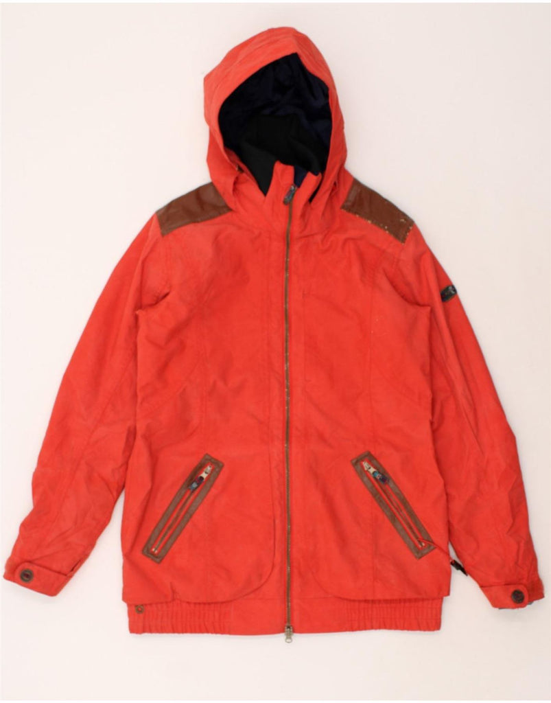 ROXY Womens Hooded Padded Jacket UK 18 XL Red Polyester | Vintage Roxy | Thrift | Second-Hand Roxy | Used Clothing | Messina Hembry 