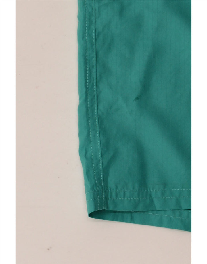 Nike Womens Swimming Shorts UK 14 Medium  Green Polyester