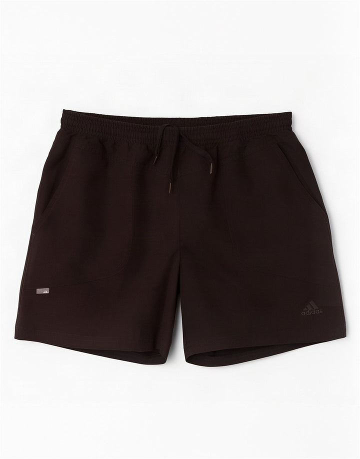 Adidas Womens Sport Shorts UK 10 Small Black Polyester