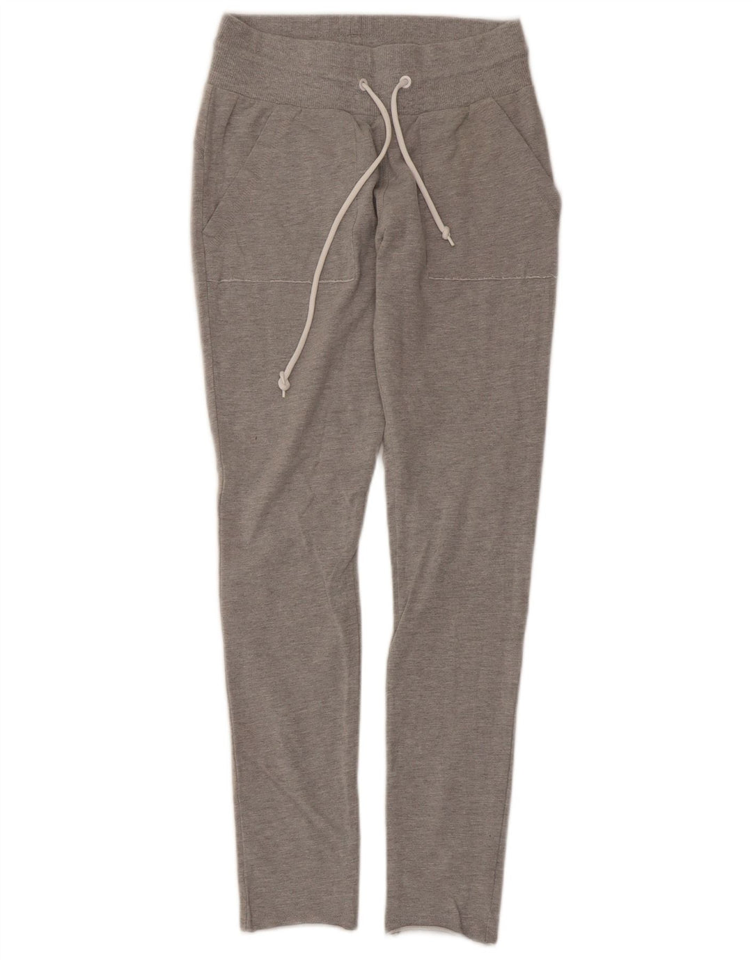 Adidas Womens Tracksuit Trousers UK 8/10 Small  Grey Flecked Polyester