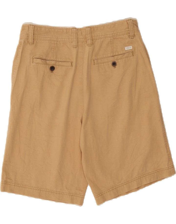 IZOD Mens Chino Shorts  W32 Medium Beige Cotton Vintage Izod and Second-Hand Izod from Messina Hembry 