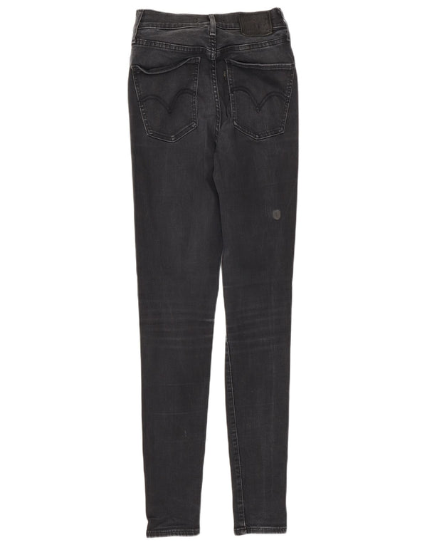 Levi's Womens Mile High Skinny Jeans W26 L28 Grey
