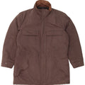 Trussardi Jeans Womens Parka Jacket IT 52 2XL Grey Polyamide