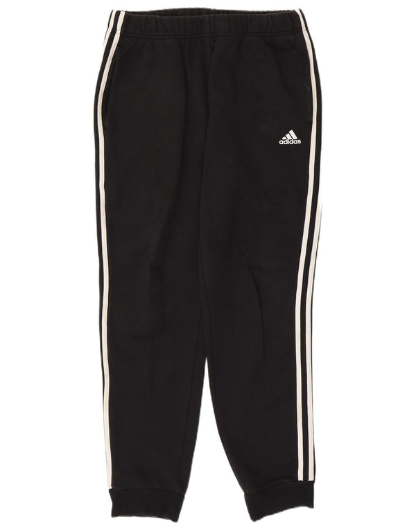 Adidas Mens Tracksuit Trousers Joggers UK 42/44 Large Black Cotton