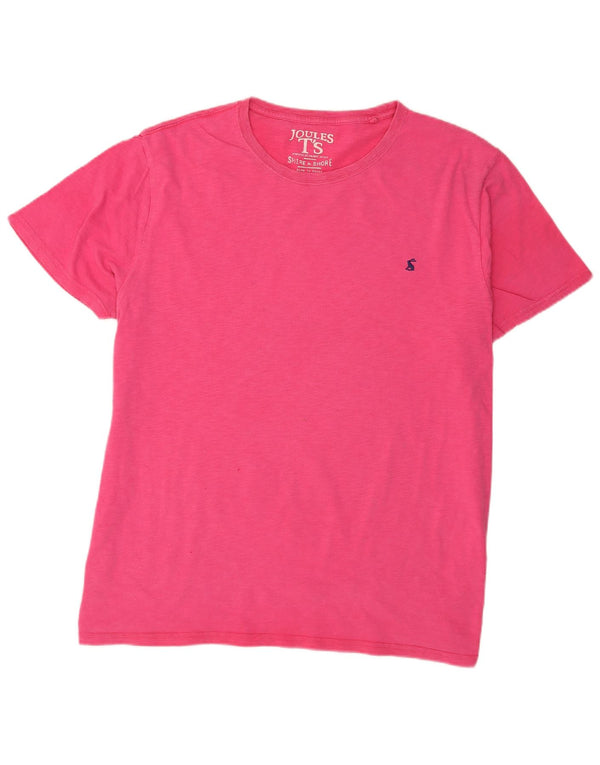 Joules Mens T-Shirt Top 2XL Pink Cotton