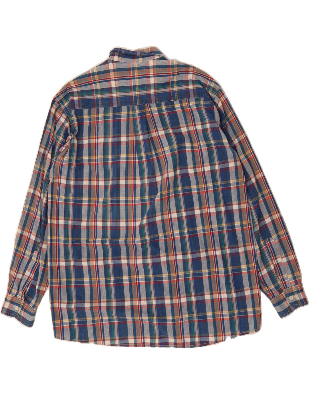 PACIFIC TRAIL Mens Shirt 2XL Blue Check Cotton Vintage Pacific Trail and Second-Hand Pacific Trail from Messina Hembry 