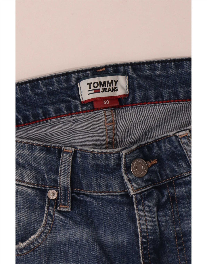 Tommy Hilfiger Mens Relaxed Fit Denim Shorts W30 Medium Blue Cotton