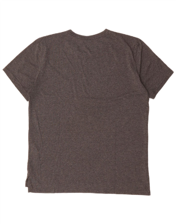 Nike Mens Dri Fit T-Shirt Top Large Grey Polyester