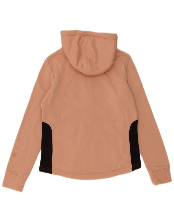 Puma Womens Zip Hoodie Sweater UK 12 Medium Pink