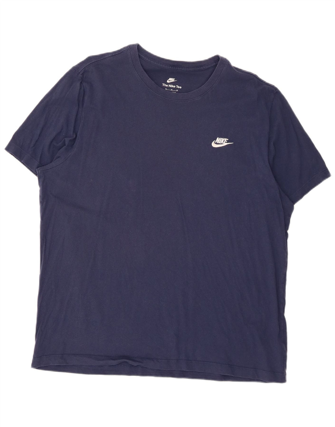 Nike Mens T-Shirt Top XL Navy Blue Cotton