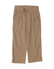 CHAPS Boys Husky Pegged Chino Trousers 13-14 Years W30 L23 Beige Cotton