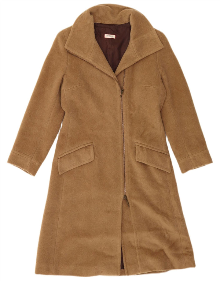 Max & Co. Womens Overcoat IT 38 XS Brown Wool