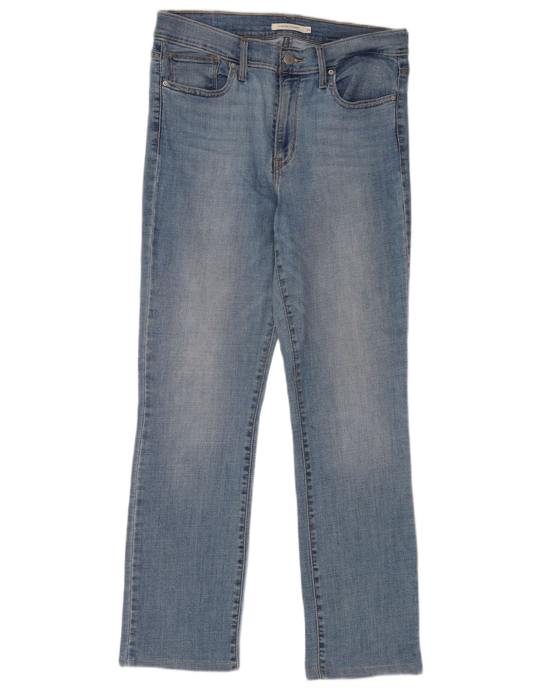 Levi's Womens Slim Jeans W31 L32 Blue Cotton