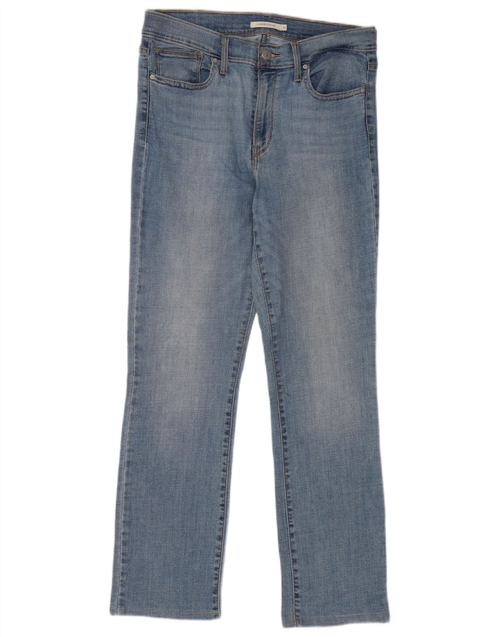 Levi's Womens Slim Jeans W31 L32 Blue Cotton