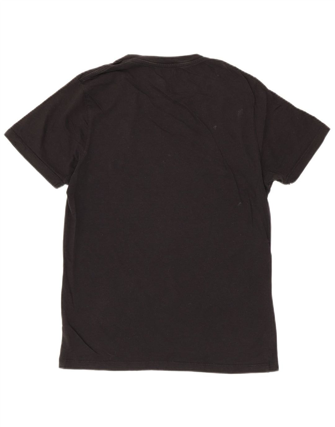 Jack & Jones Mens Graphic T-Shirt Top Medium Black Cotton